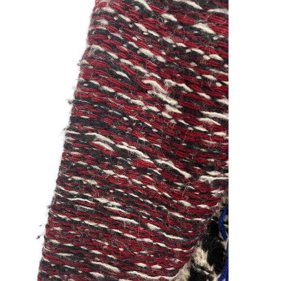 Isabel Marant H&M XS Wool Alpaca Oversized Fringe Chunky Cardigan Sweater Zip-Up - Picture 2 of 11